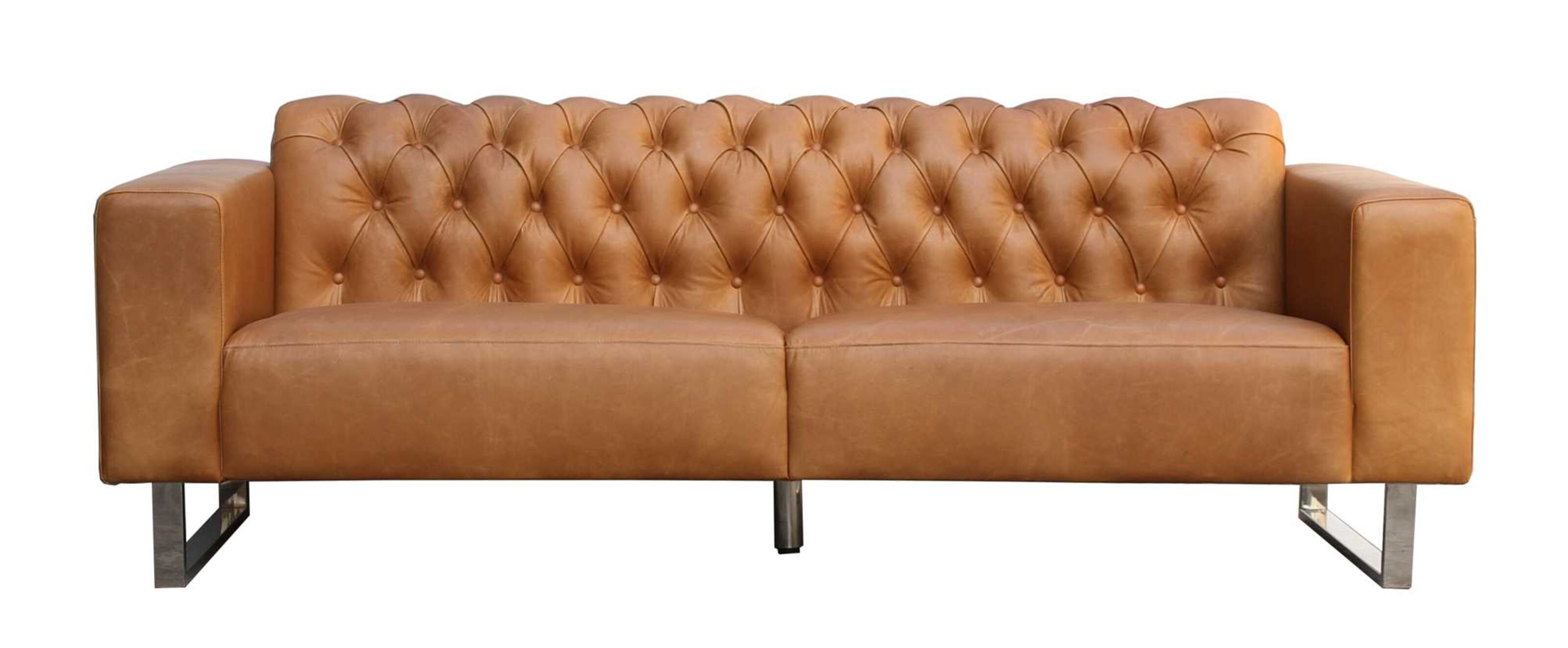 Vintage Nappa Leather Chesterfield Hamilton Sofa