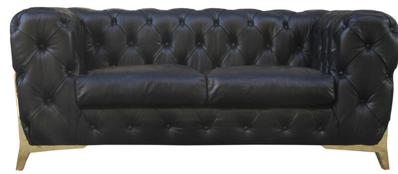 Product photograph of Chesterfield Piloti 2 Seater Tufted Vintage Distressed Leather Sofa from Designer Sofas 4U