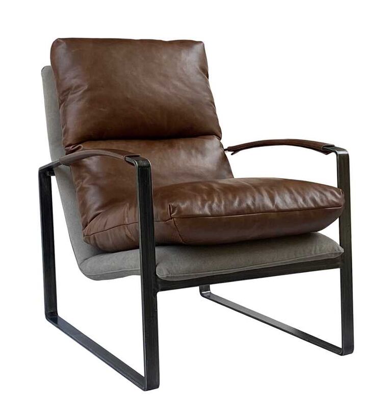 Product photograph of Cleo Vintage Chocolate Brown Leather Armchair from Designer Sofas 4U