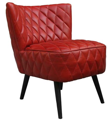 Cocktail Quilt Vintage Leather Chair