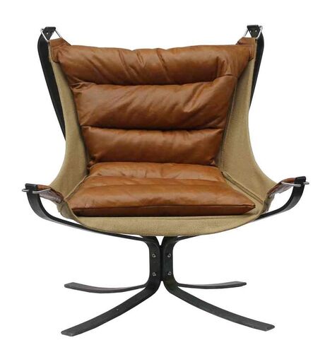 Cuero Butterfly Vintage Leather Chair