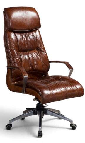 Dalton Vintage Executive Leather Office Chair - High Back Swivel Office Desk Chair