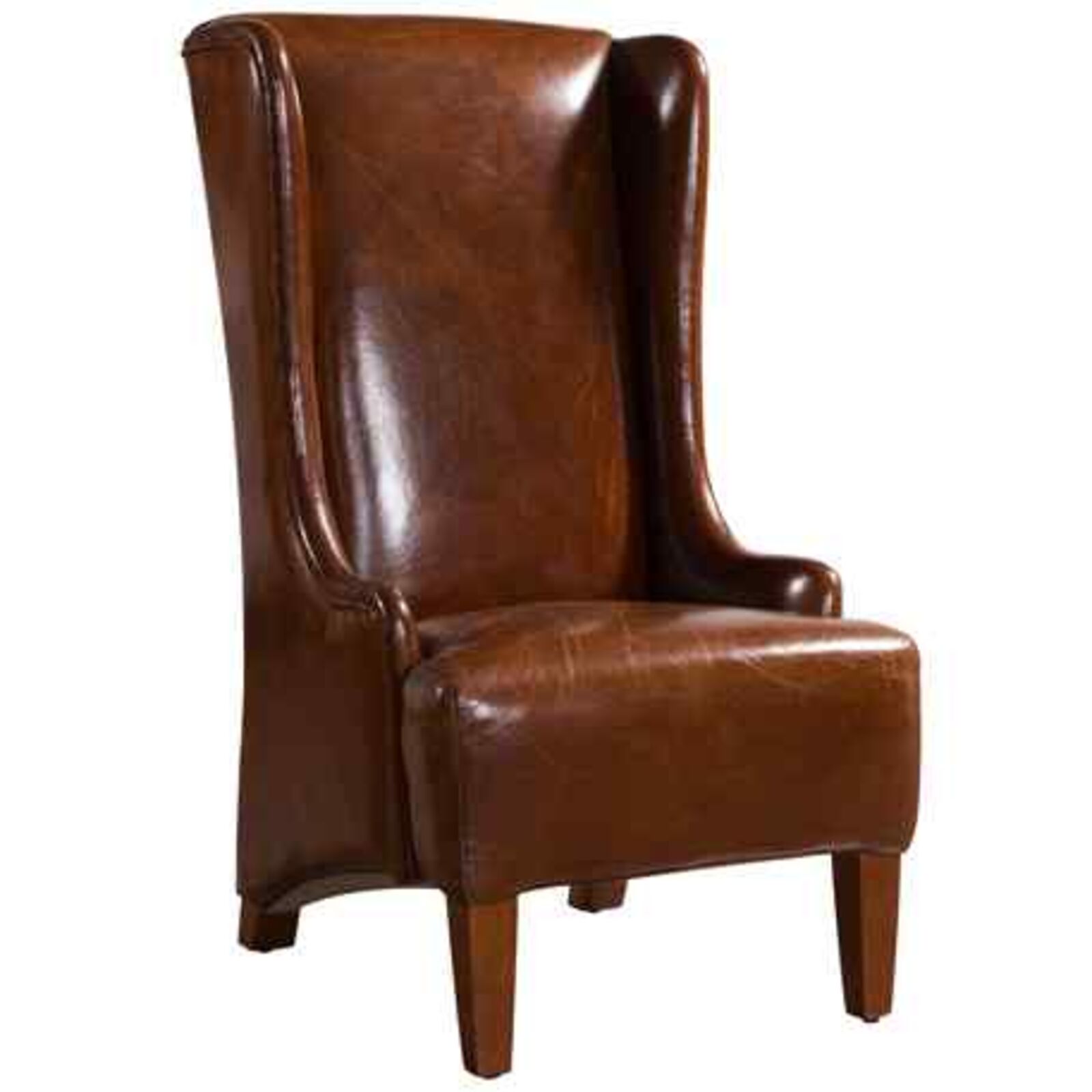 Product photograph of Deco Vintage Distressed Leather Armchair from Designer Sofas 4U