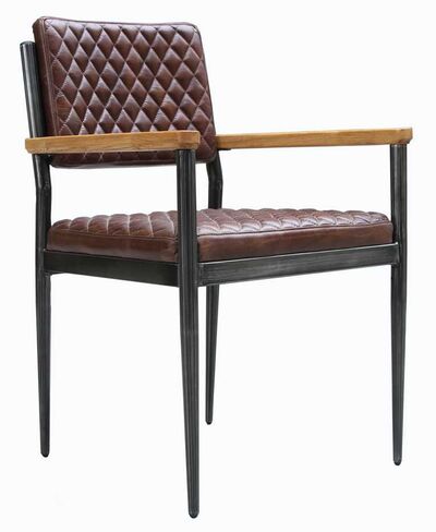 Dorset Vintage Leather Dining Chair