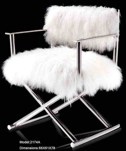 Fluffy Directors Chair