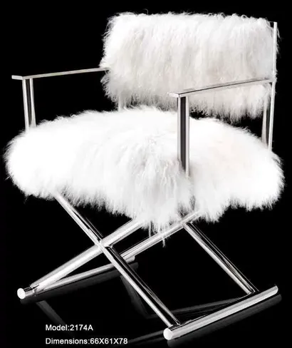 Fluffy Directors Chair