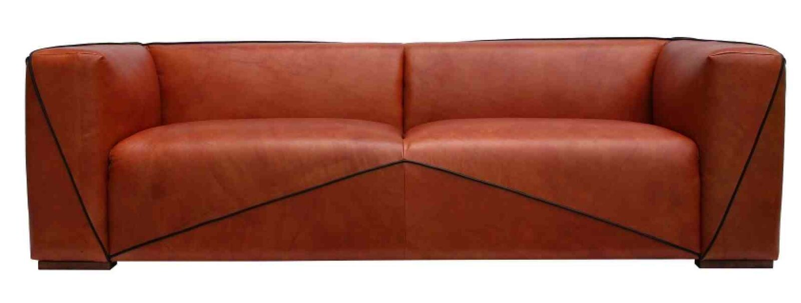 Product photograph of Gable Vintage Distressed Leather Sofa from Designer Sofas 4U