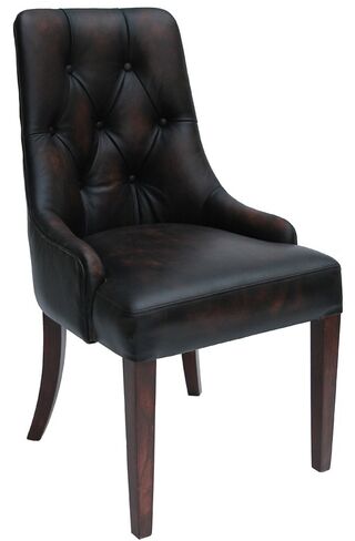 Lannister Vintage Distressed Leather Dining Chair