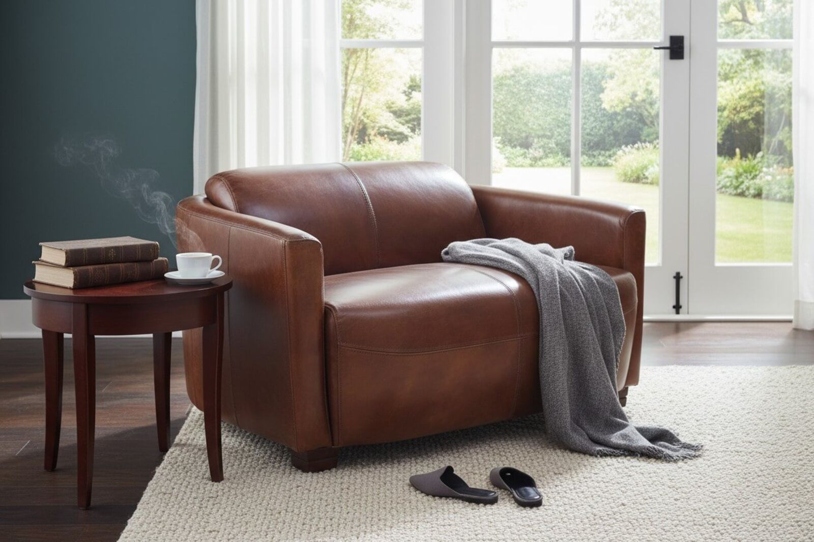Marlborough Vintage 2 Seater Distressed Leather Tub Sofa
