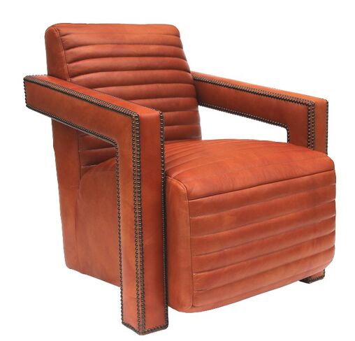 Mitford Vintage Distressed Leather Armchair