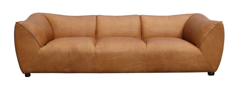 Product photograph of Monte Carlo Vintage Tan Leather 3 Seater Sofa from Designer Sofas 4U