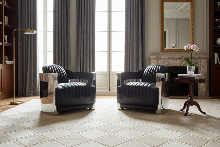 Pair Of Man Cave Aviator Luxury Vintage Retro Distressed Black Real Leather Armchairs