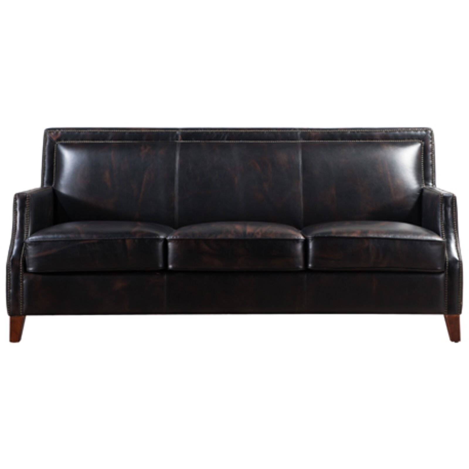 Product photograph of Portsmouth 3 Seat Vintage Distressed Leather Settee Sofa from Designer Sofas 4U