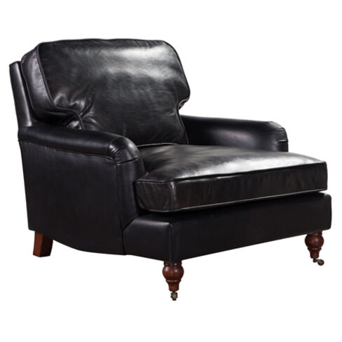 Prescott Vintage Distressed Leather Armchair