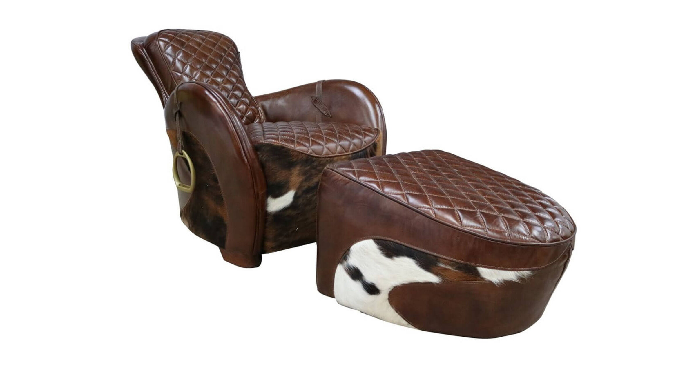 Vintage Charm Meets Ultimate Comfort Rodeo Saddle Brown Leather Duo