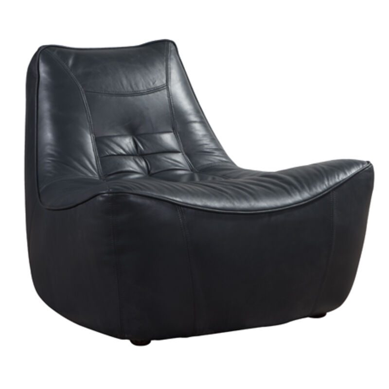 Product photograph of Slope Vintage Distressed Leather Lounger Chair from Designer Sofas 4U