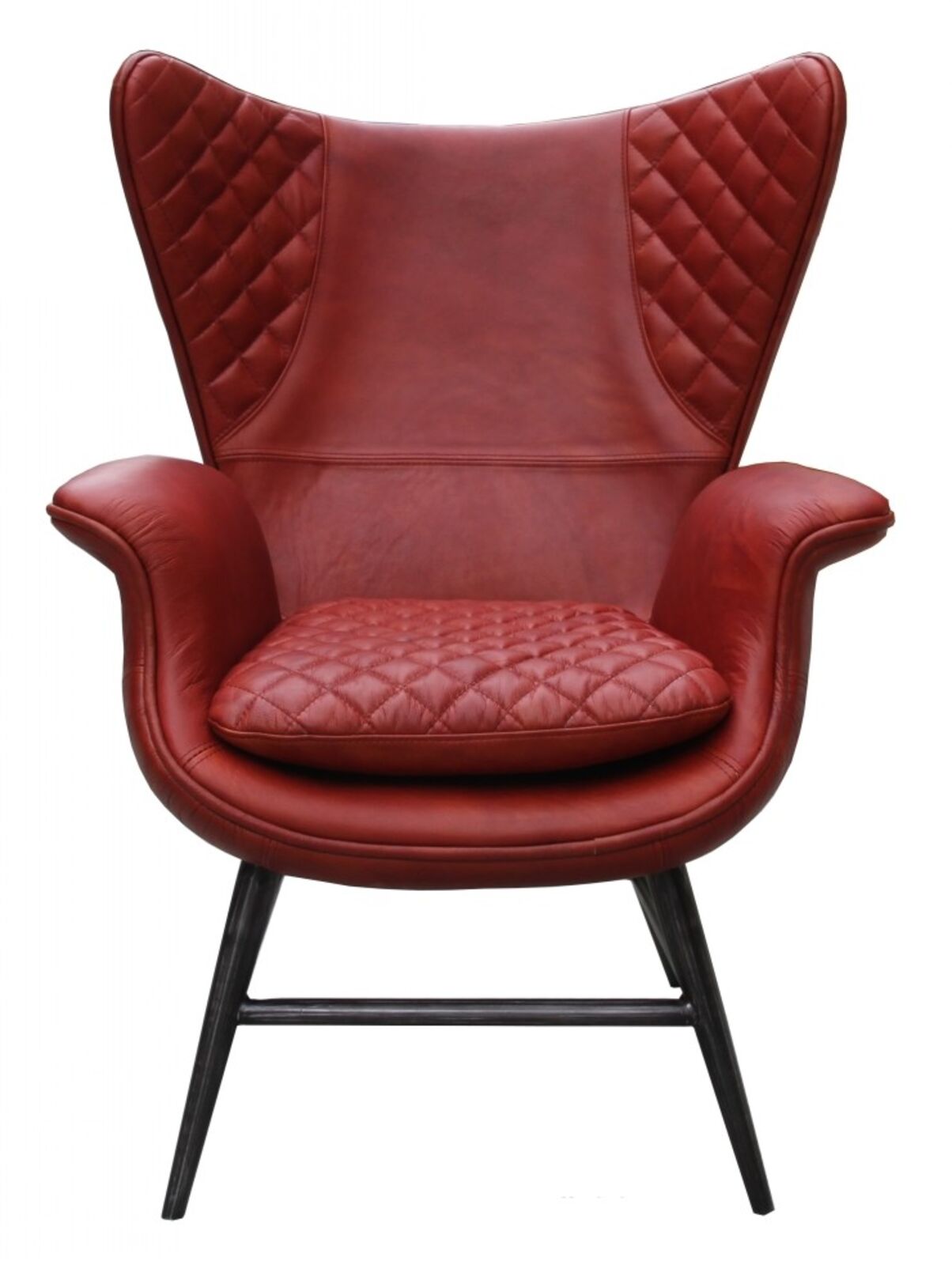 Product photograph of Tamara Vintage High Back Leather Armchair from Designer Sofas 4U