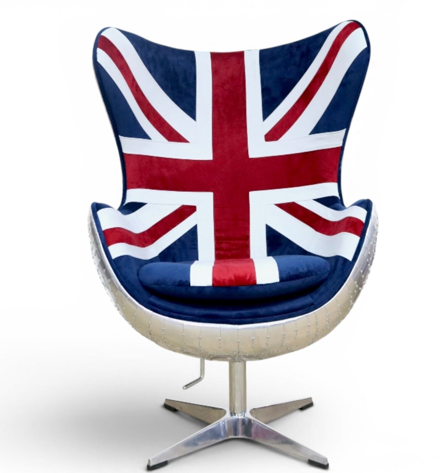 Union Jack Designer Egg Chair Modern Statement Piece
