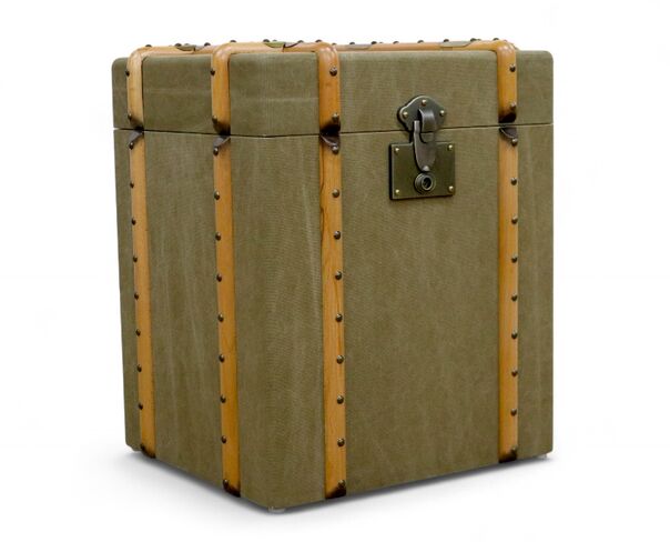 Vintage-style Trunk / Storage Canvas Chest
