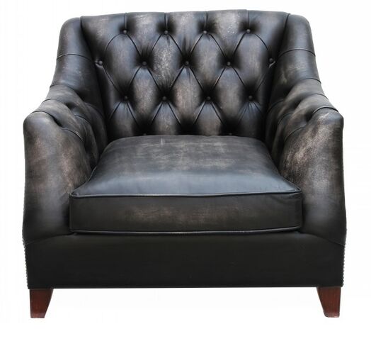 Viscount William Vintage Distressed Leather Armchair