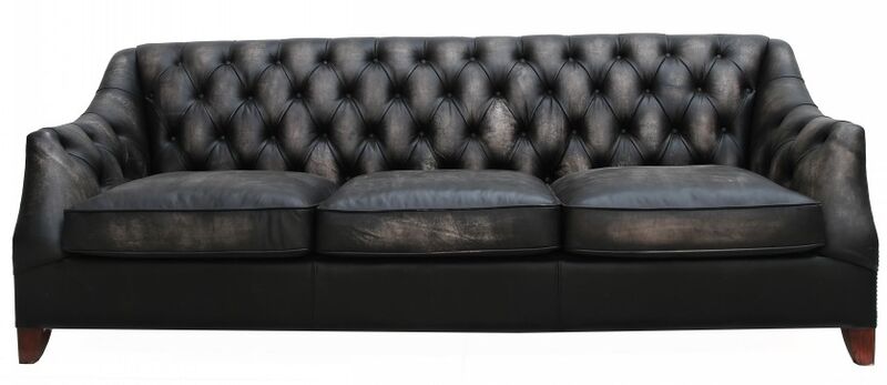 Product photograph of Viscount William Vintage Distressed Leather 3 Seater Sofa from Designer Sofas 4U