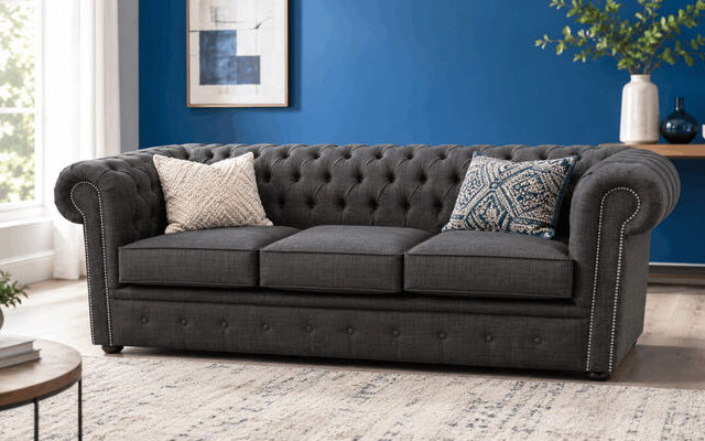 Charcoal Sofa Living Room Ideas: Colours, Rugs, Curtains and More