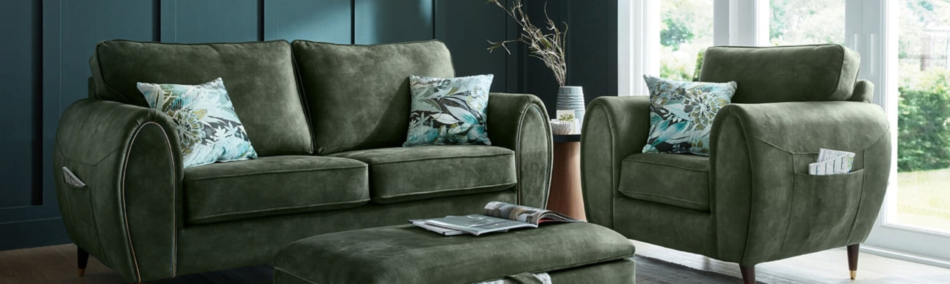 Dark Green Sofa Living Room Ideas