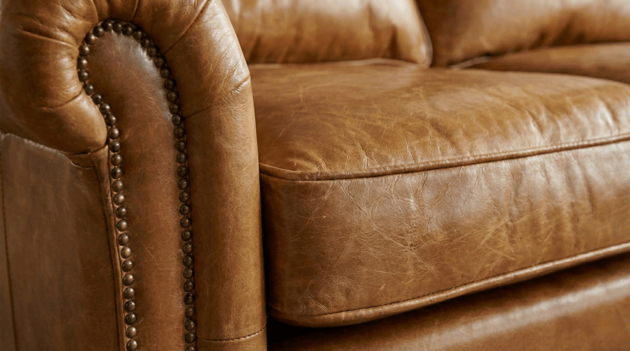 Leather sofa cleaning