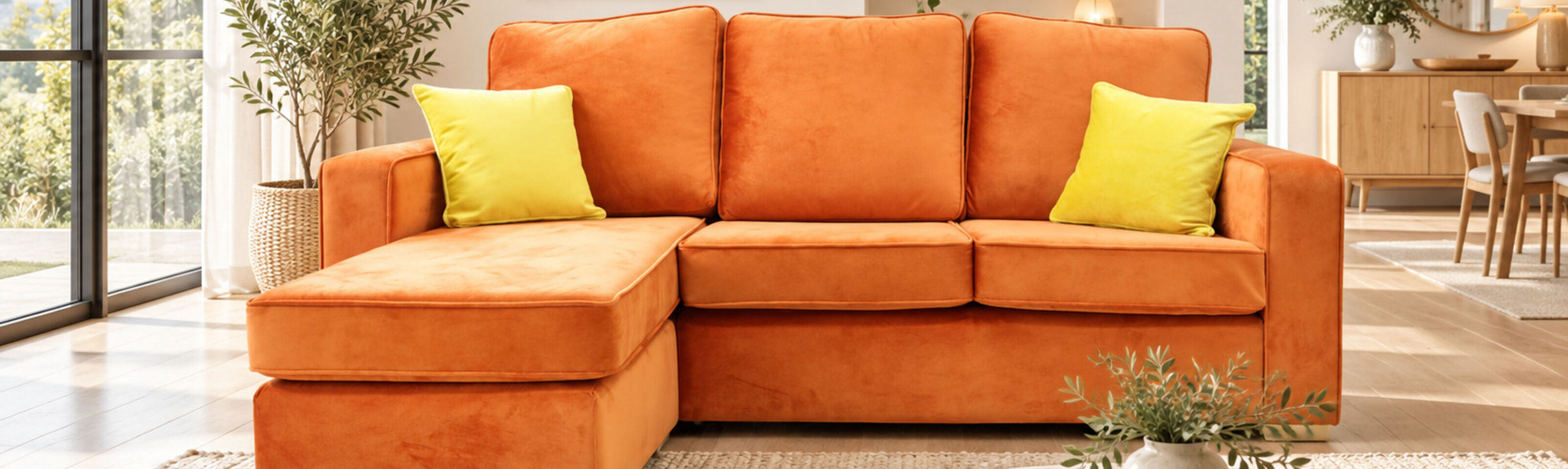 Orange Sofa Living Room Ideas: How to Make a Bold Sofa Feel at Home