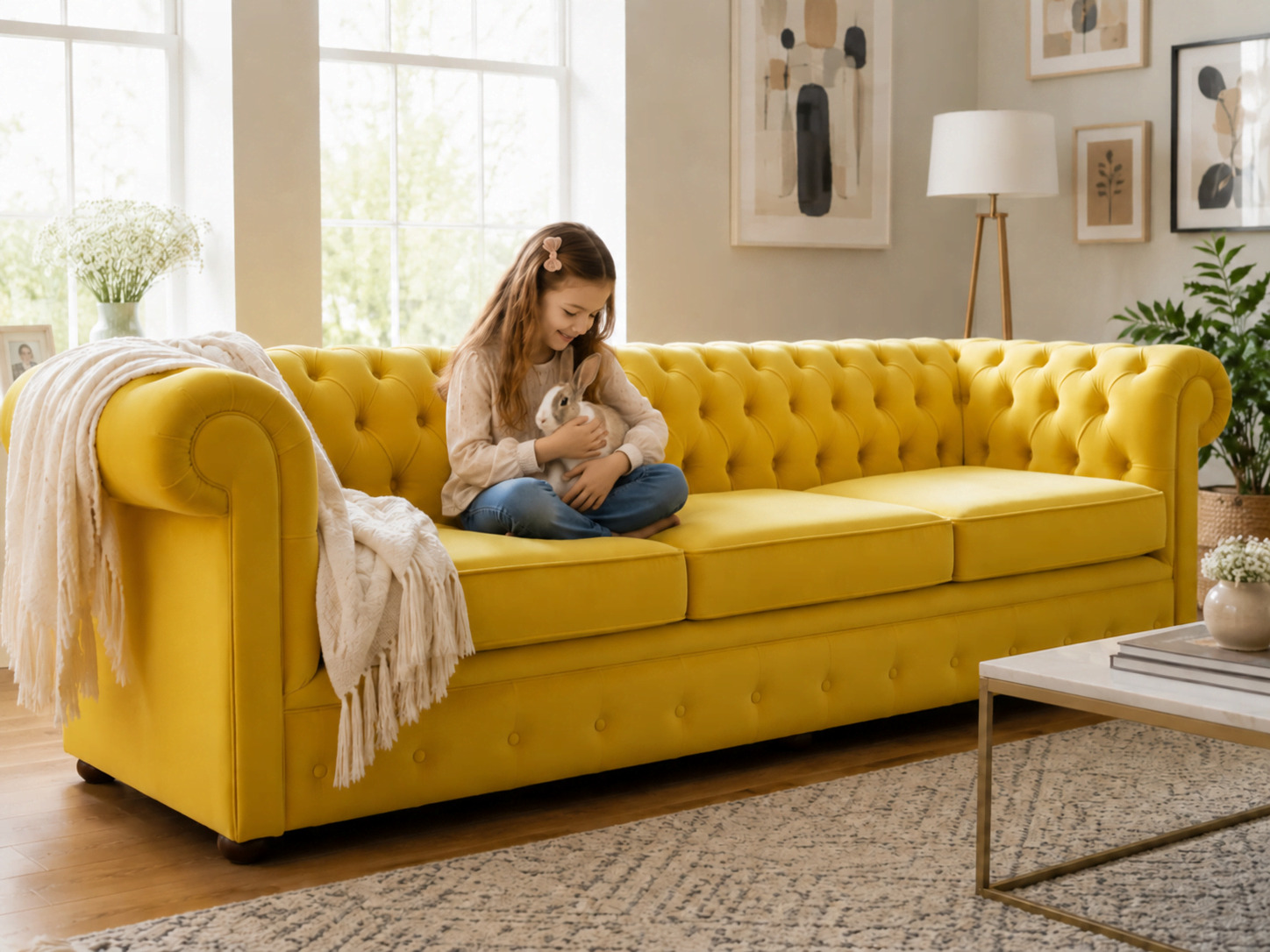 pet-friendly-yellow-leather-sofa-material-for-homes-with-small-pets