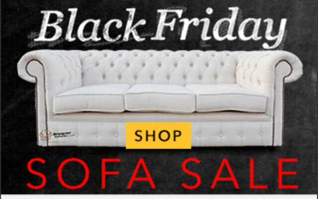 Designer Sofas 4 U Black Friday & Cyber Monday 2017 Mega Sale Offer