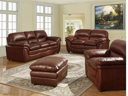 Leather Sofa Suite