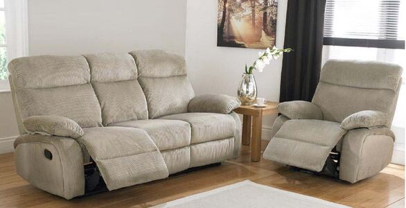 Cream Leather Sofas