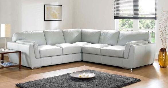 White Leather Sofas