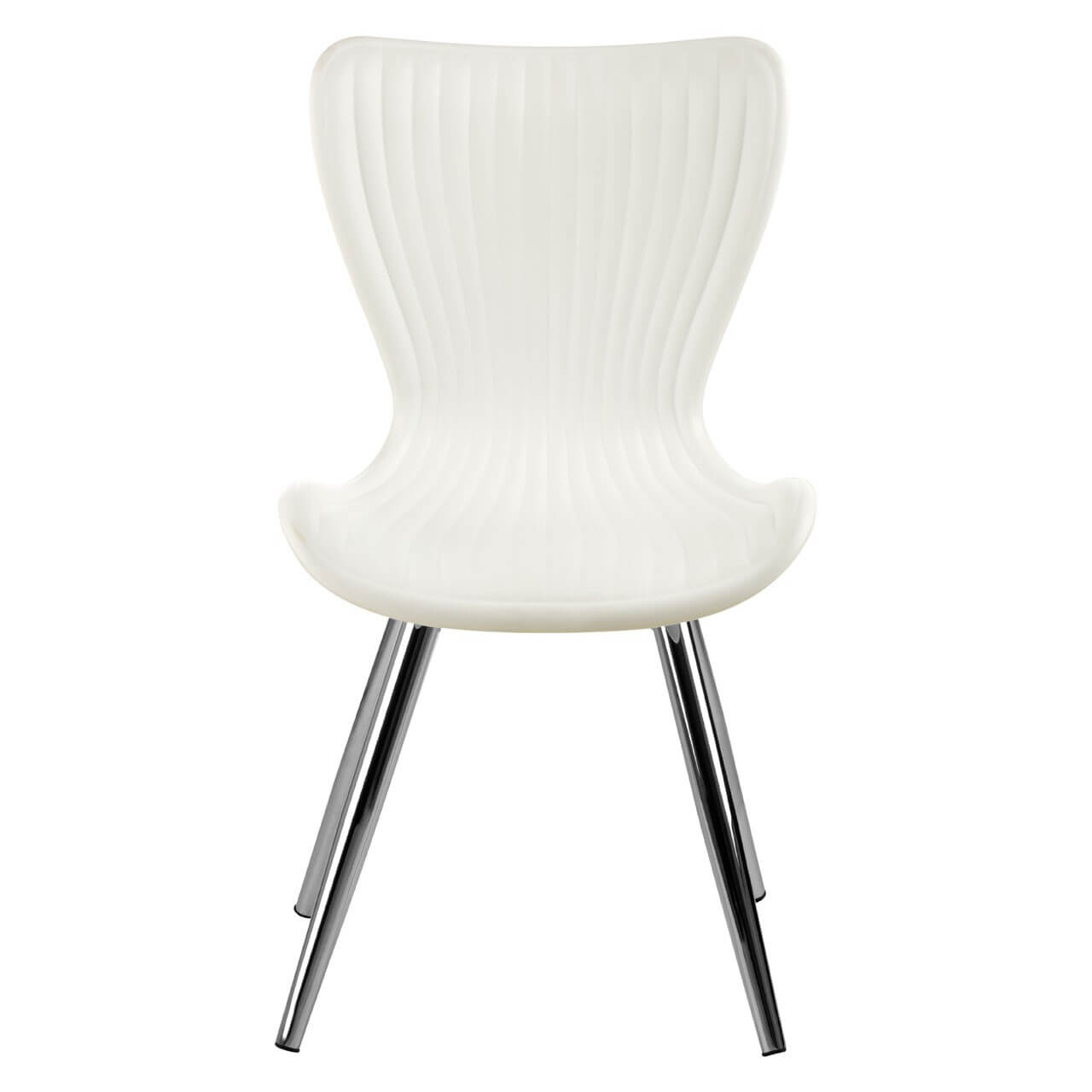 Quenby Clean White Finish And Chrome, How To Clean White Plastic Dining Chairs