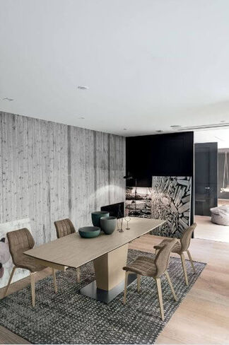 Copernico 160 cm Extendable Table With Rope Painted Metal Structure Bamboo Stoneware Top