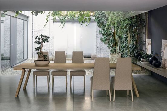 Italian Wooden Top Dining Tables