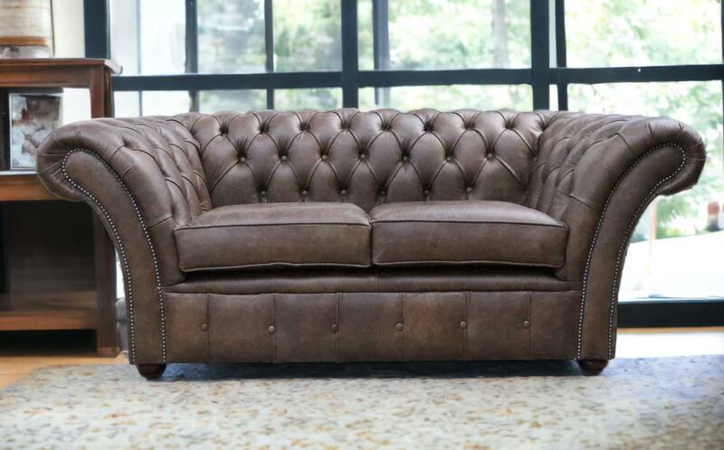 Product photograph of Chesterfield Balmoral 2 Seater Sofa Settee Cracked Wax Amp Hellip from Designer Sofas 4U