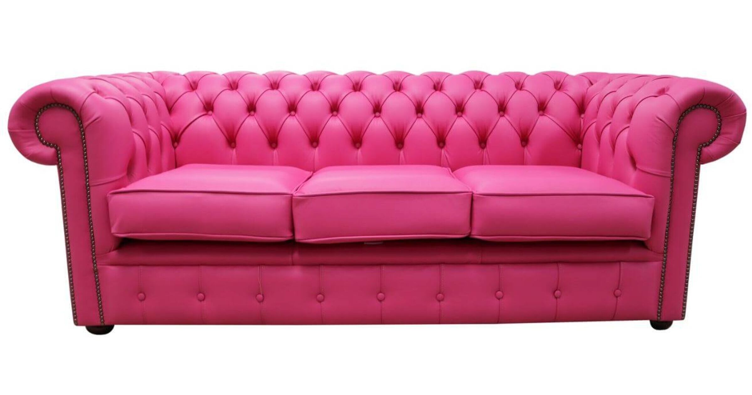 Pink Chesterfield 3 Seater sofa DesignerSofas4U