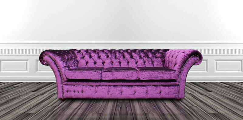 Product photograph of Chesterfield Balmoral Purple 3 Seater Sofa Settee Boutique Amp Hellip from Designer Sofas 4U