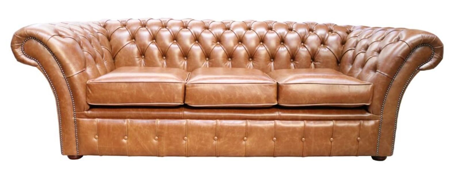 Product photograph of Chesterfield Balmoral 3 Seater Sofa Settee Old English Buckskin Amp Hellip from Designer Sofas 4U
