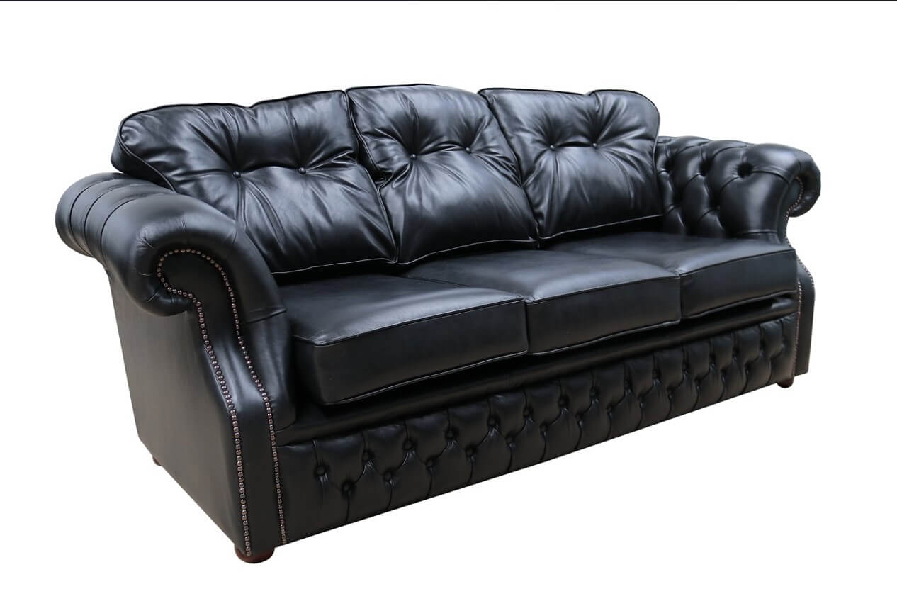 Chesterfield Era 3 Seater Sofa Old English Black Real Leather Designer Sofas4u Chesterfield Era 3 Seater Sofa Old English Black Real Leather Designer Sofas4u