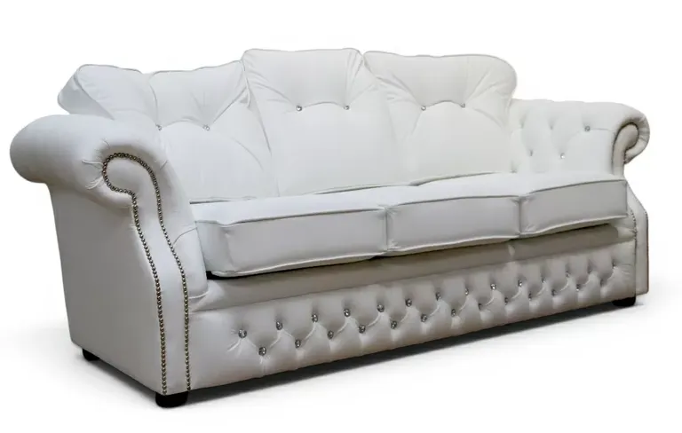 Era Crystal 3 Seater Chesterfield sofa Settee | DesignerSofas4U
