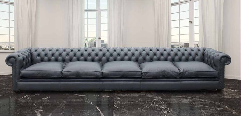 Product photograph of Chesterfield Bespoke 15 Foot Settee Leather Sofa Offer from Designer Sofas 4U