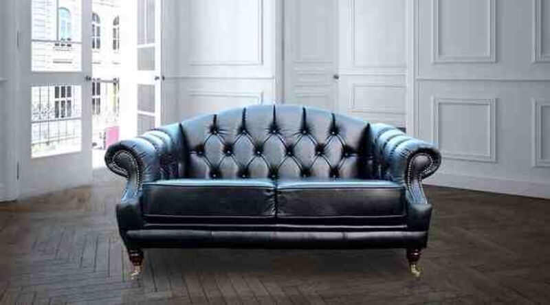 Product photograph of Victoria 2 Seater Chesterfield Leather Sofa Settee Old Amp Hellip from Designer Sofas 4U