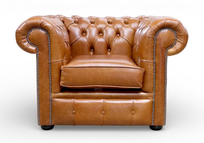 Chesterfield Club Chair Old English Malt Leather