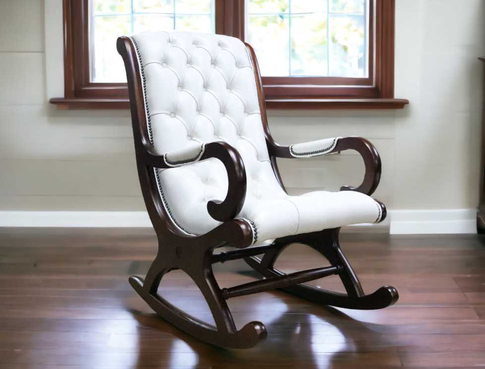 Slipper Rocker Ghost Chesterfield York Slipper Rocking chair | DesignerSofas4U