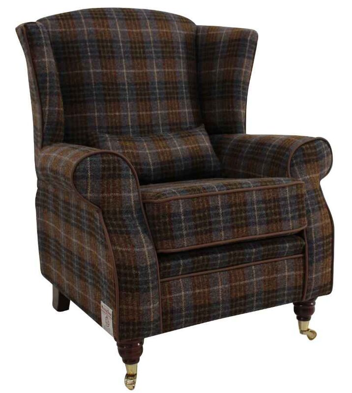Product photograph of Arnold Harris Tweed Wool Wing Chair Fireside High Back Armchair Amp Hellip from Designer Sofas 4U