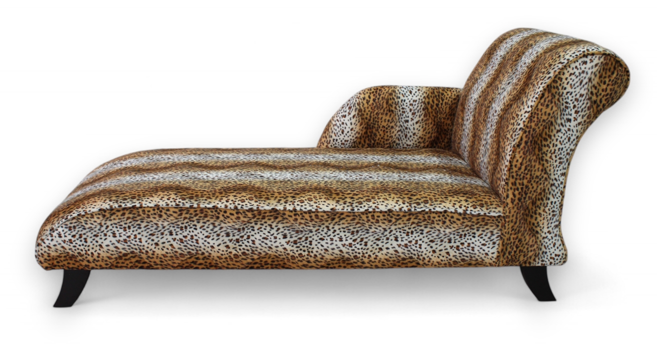 Cheetah Print Chaise Lounge Sofa Seat Designer Sofas4u