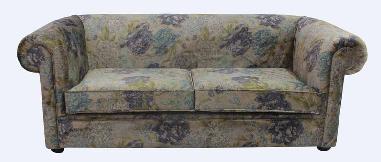 Buy Plain Chesterfield settee|3 seater traditional sofa|DesignerSofas4U